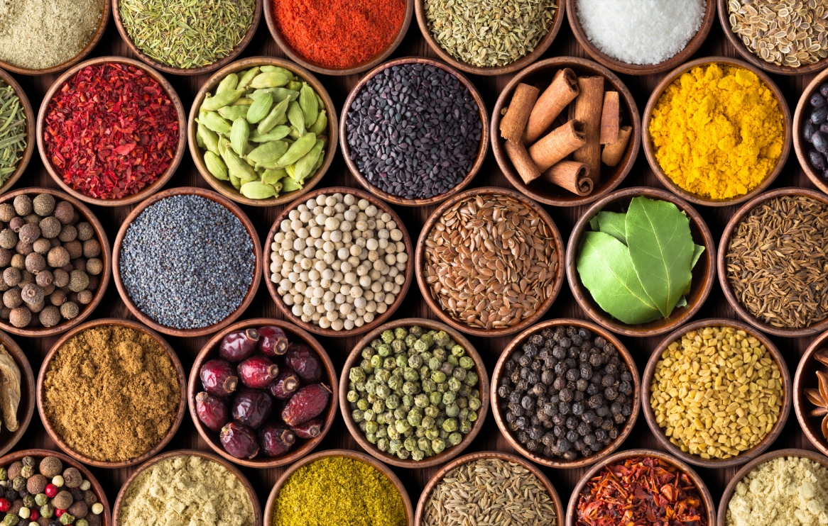 ⾹り豊かなスパイス